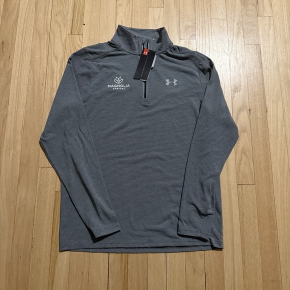 Under Armour Other - Under Armour Threadborne Pullover Mens‎ Medium Magnolia Capital HeatGear Shirt